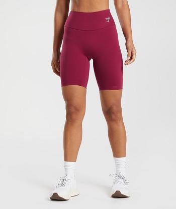 Pantalones Cortos Gymshark Entrenamiento Cycling Mujer Rosas | CO 2655NWY